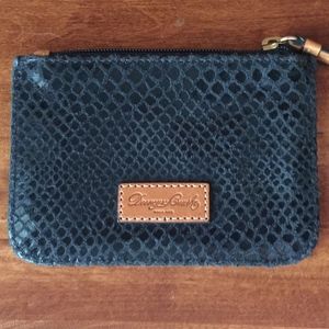 Dooney & Bourke Black Python Pouch